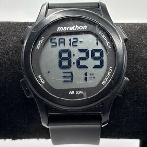 Black Marathon Digital Men's Watch